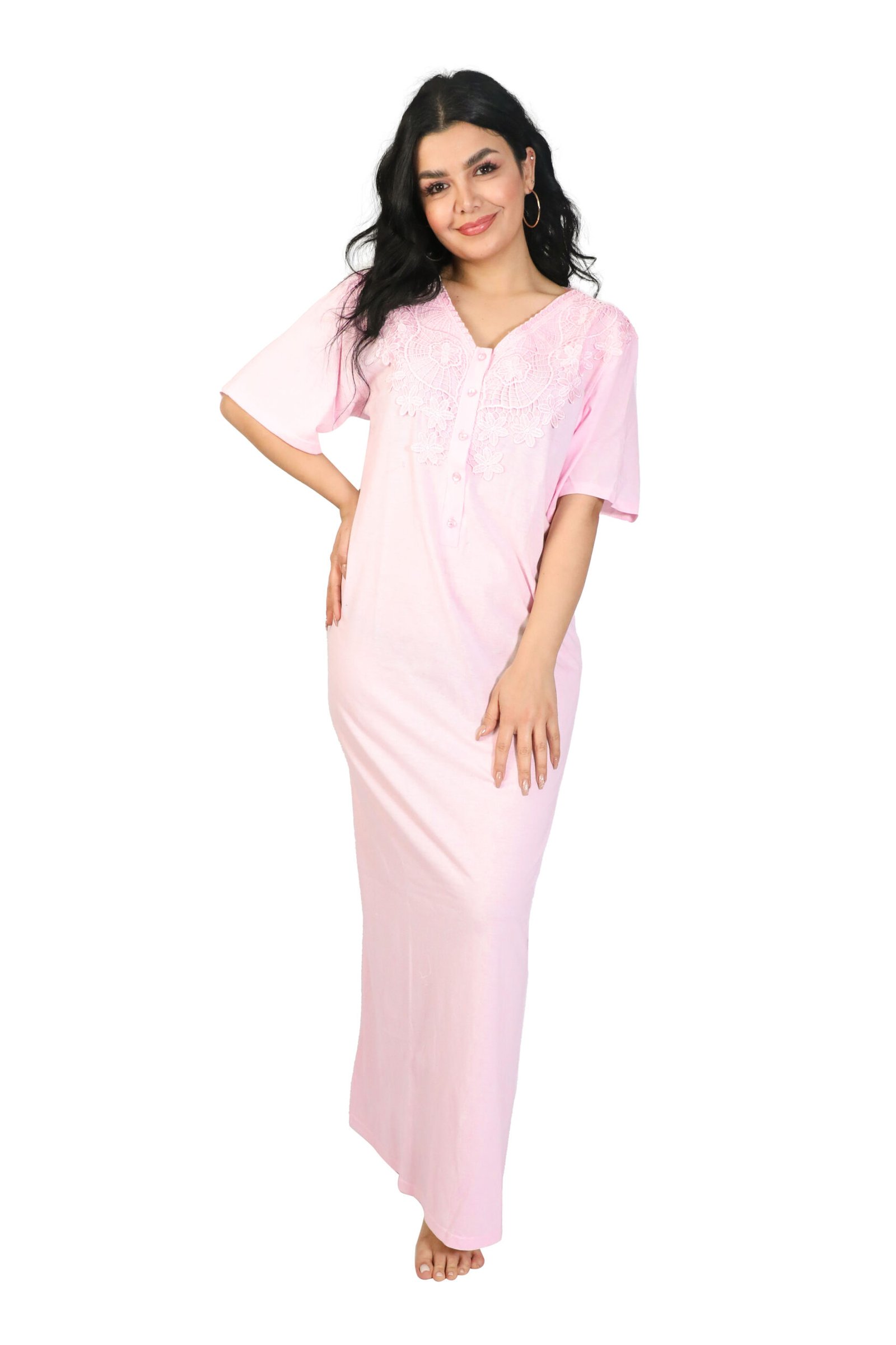 6049-(2) Maxi Nightgown - Image 1