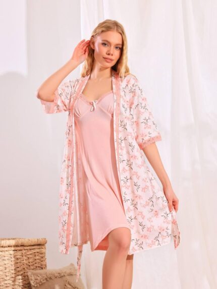 Nightgown With Robe