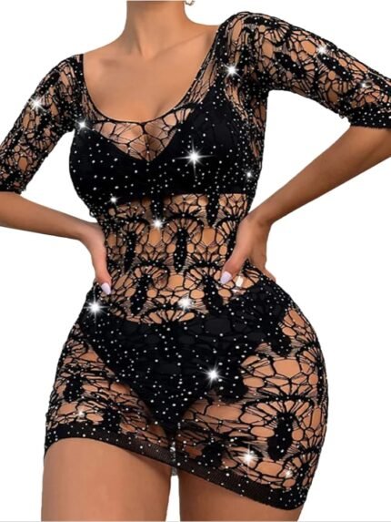 Fishnet body stocking