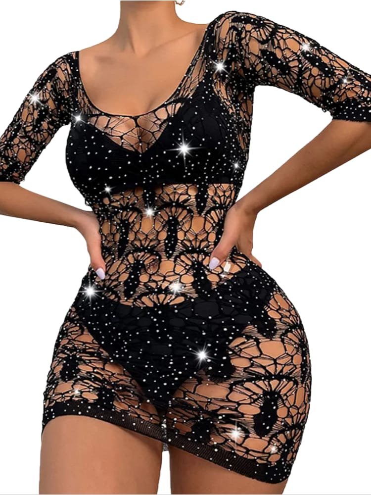 WhatsApp Image 2026-02-13 at 10.54.00 PM (1) Fishnet body stocking - Image 1