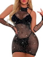 Fishnet body stocking