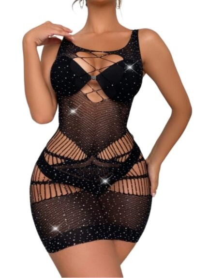 Fishnet body stocking