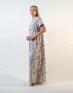 Long Nightgown With Half Sleeves and Buttons - Image 2