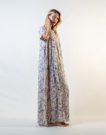Long Nightgown With Half Sleeves and Buttons - Image 4