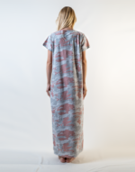 Long, Half-Sleeved Nightgown With Buttons - Image 3