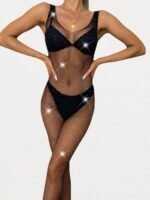Fishnet body stocking