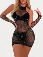Fishnet body stocking