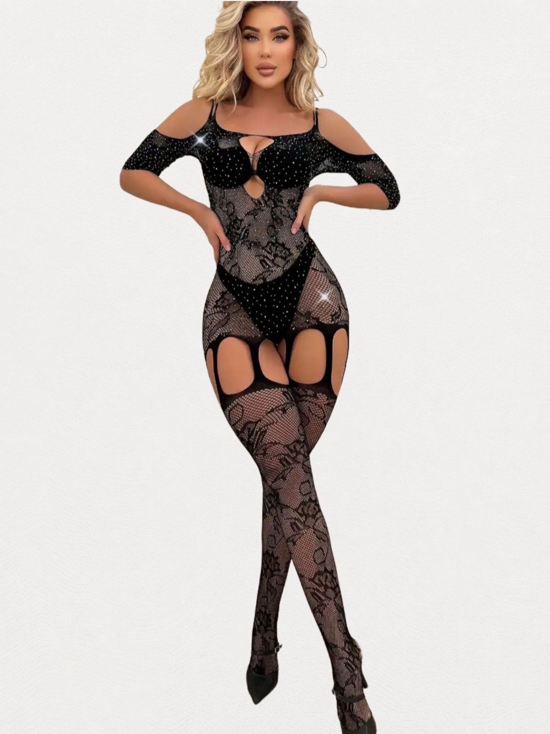 Fishnet body stocking