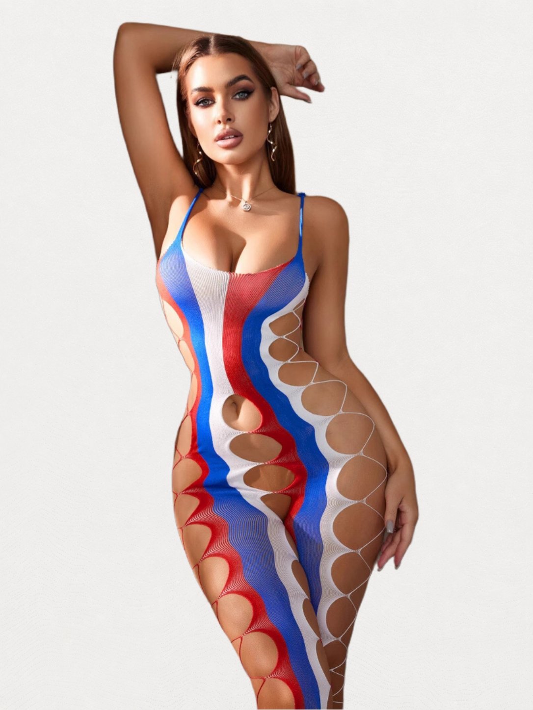 Fishnet body stocking